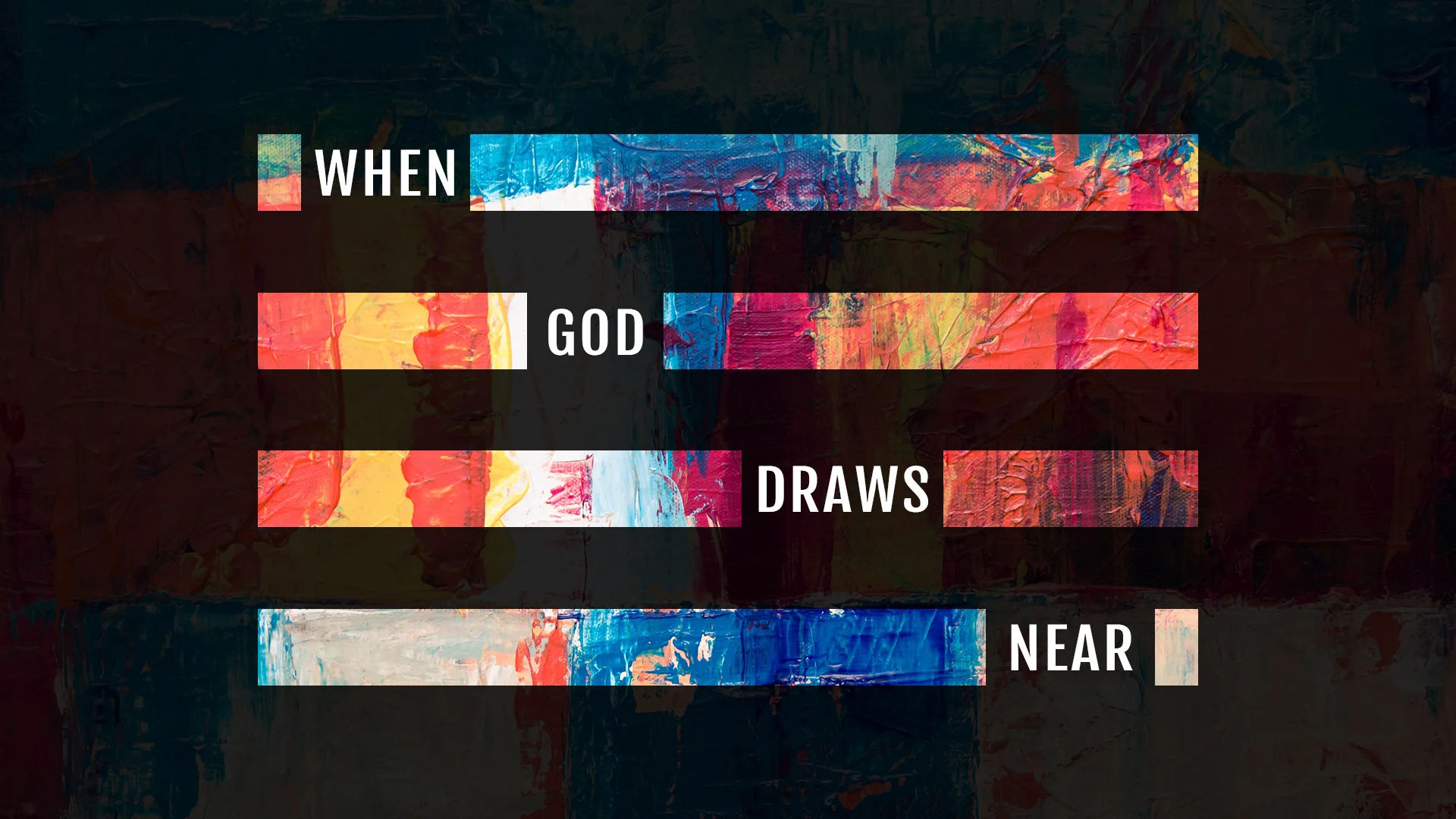 When God Draws Near series artwork