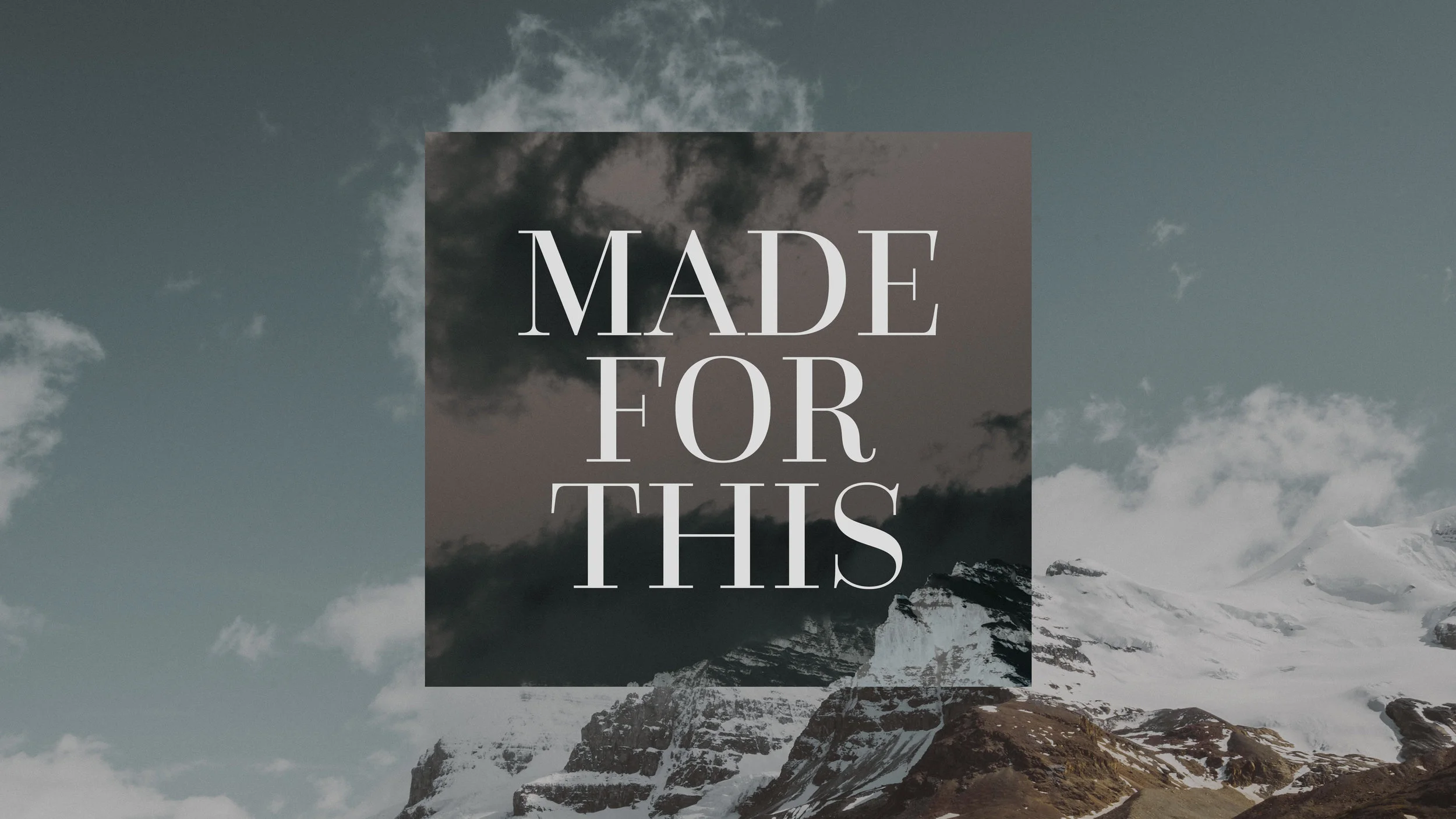 Made for This series artwork