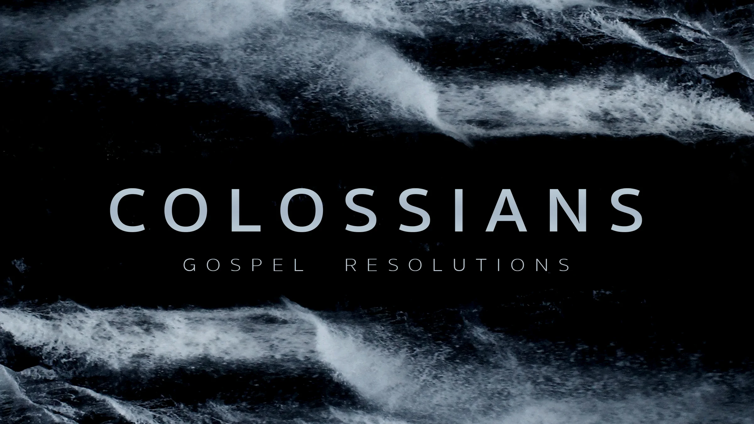 Gospel Resolutions series artwork