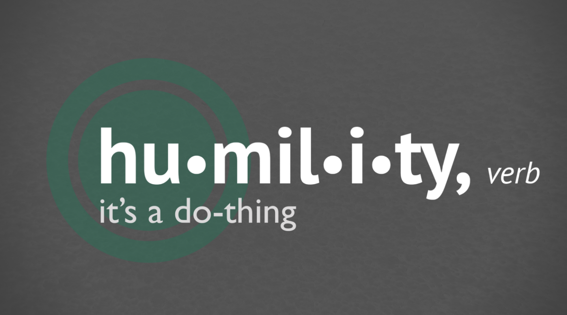 Humility series artwork