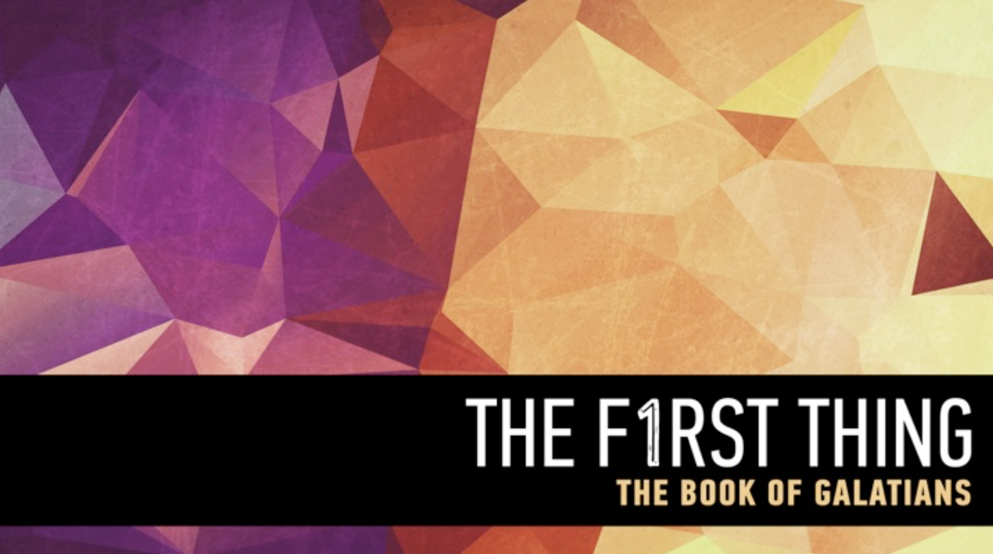 The First Thing series artwork