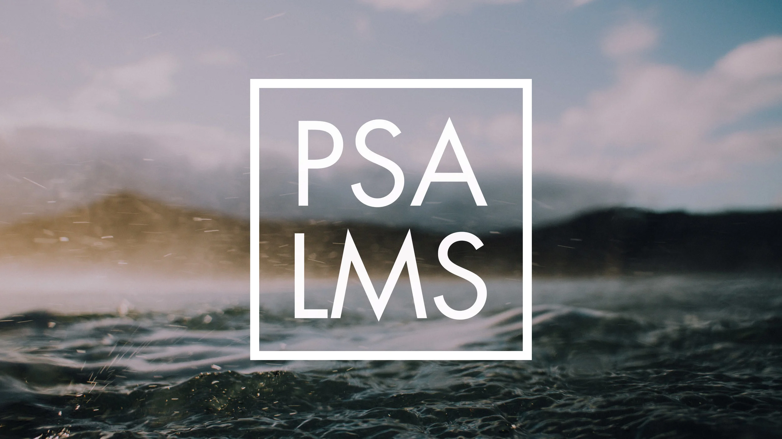 Psalms 2017 series artwork