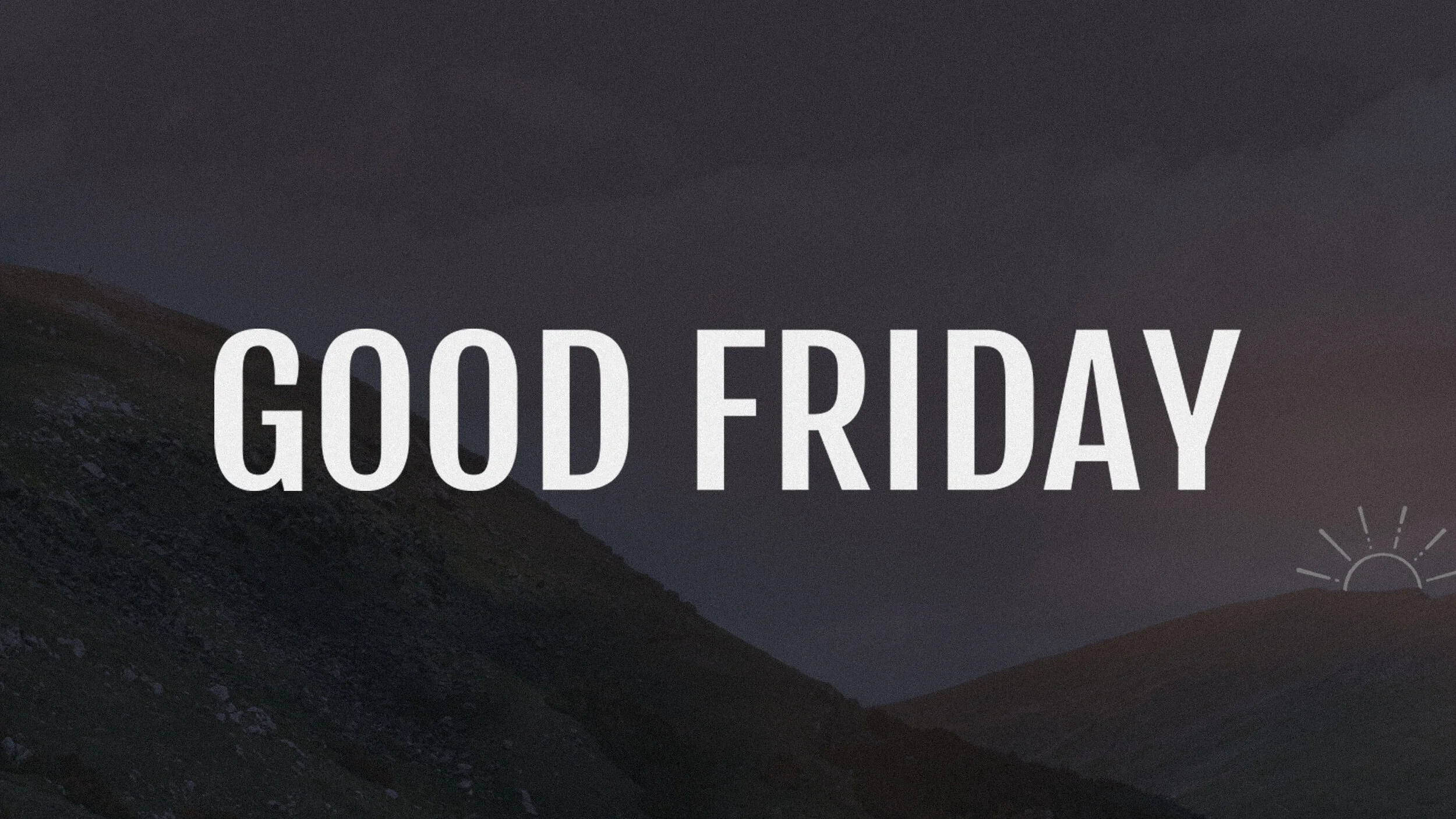 Good Friday 2020 graphic